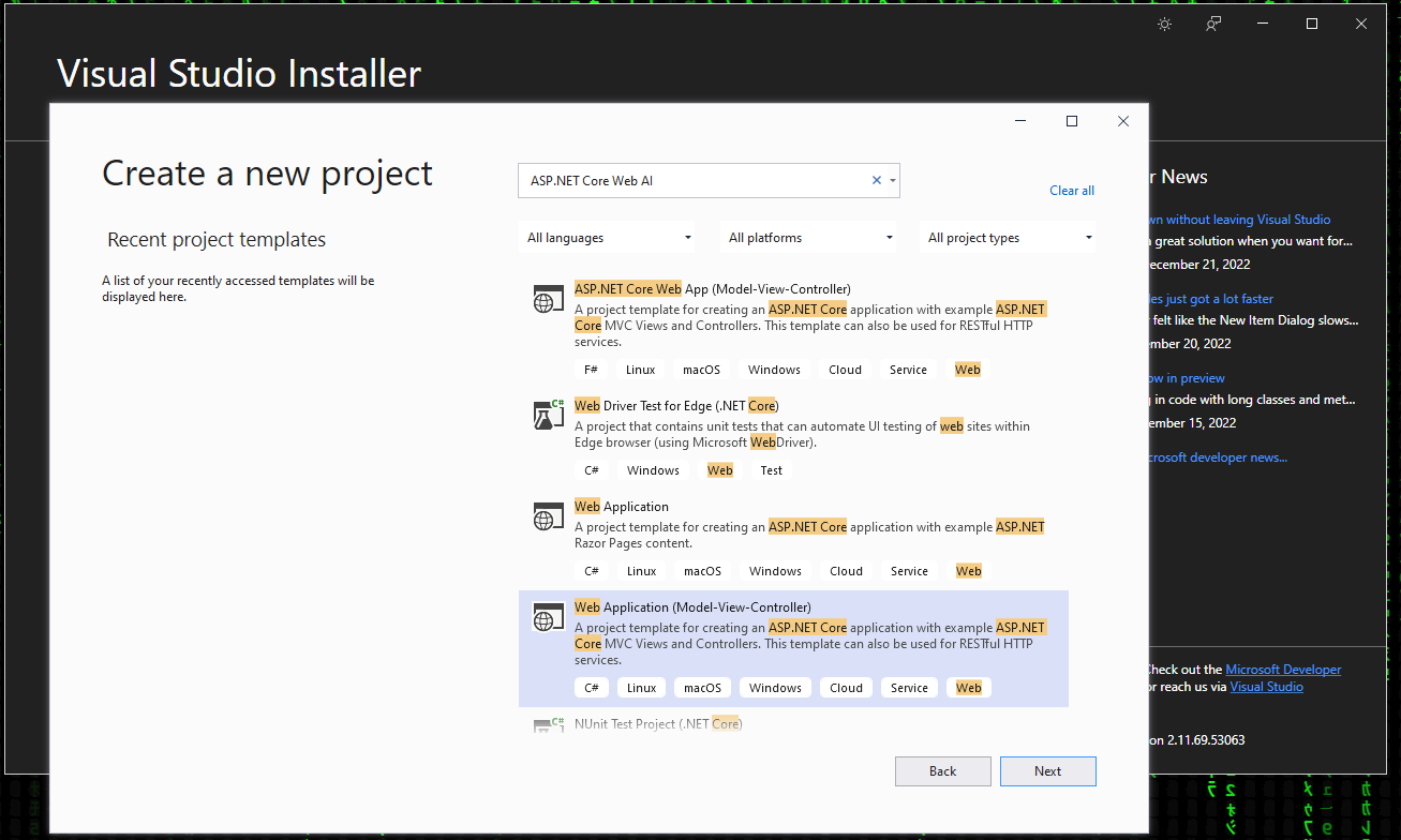 Creating Web Application Project